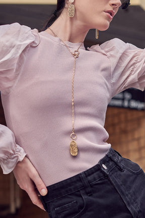 Element Pendant Long Necklace