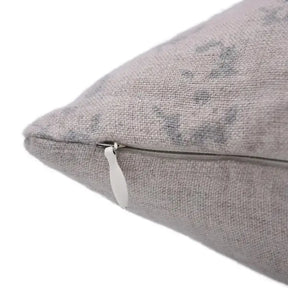 Stylish Handmade Block Print Thick Linen Floral Cushion Cover - Patjhad