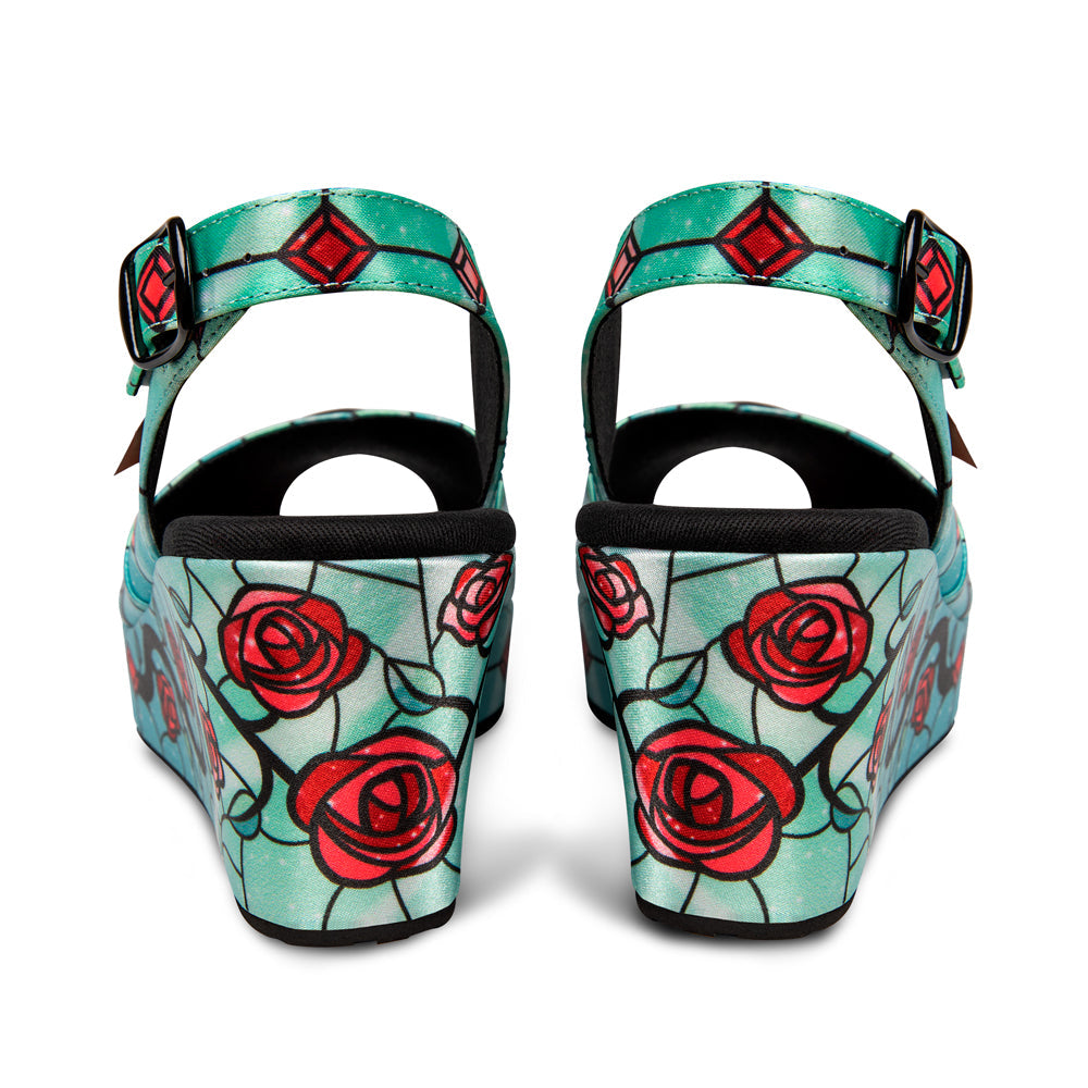Stained Roses Women's Sandal