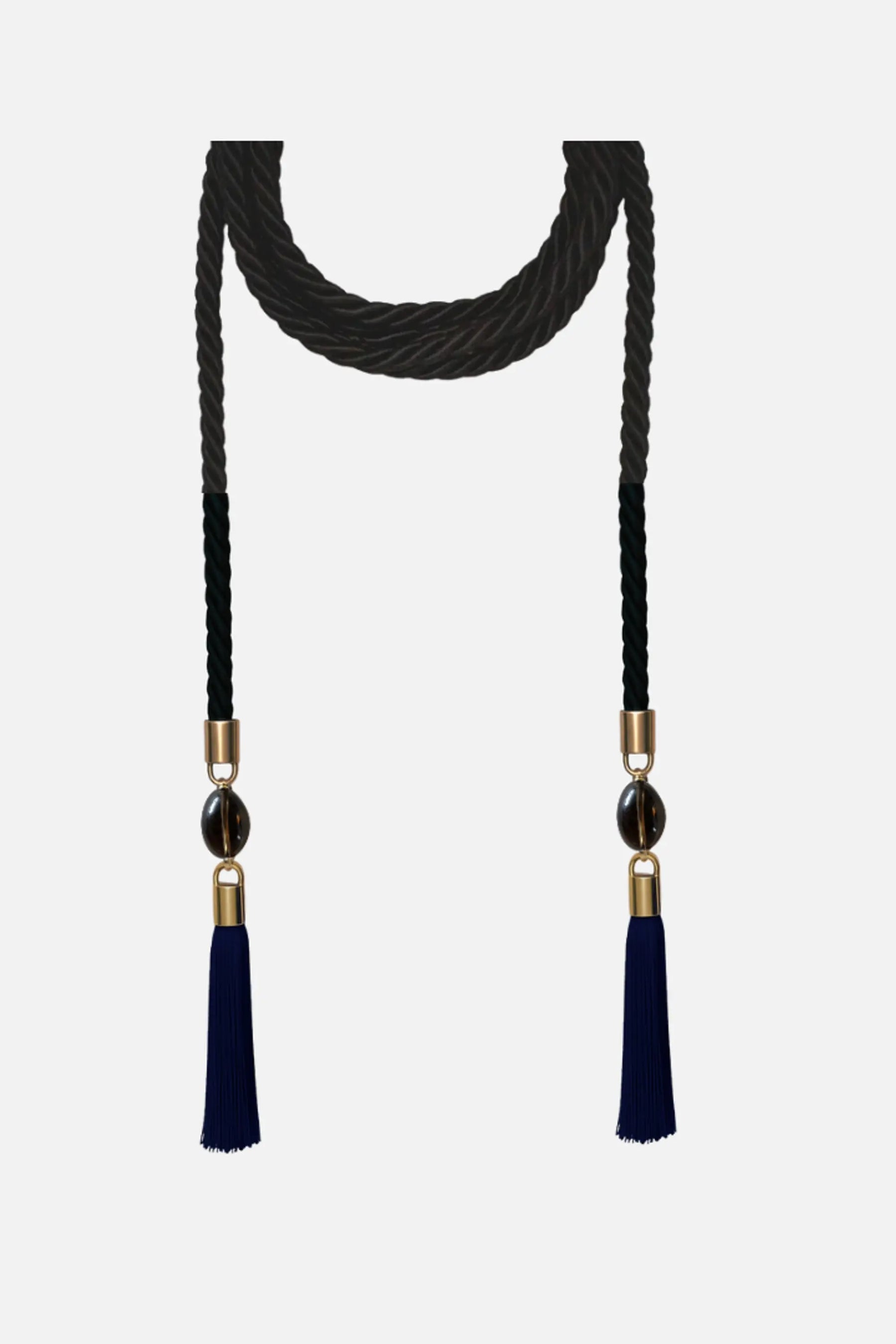 Silk Tassel Belt with Quartz