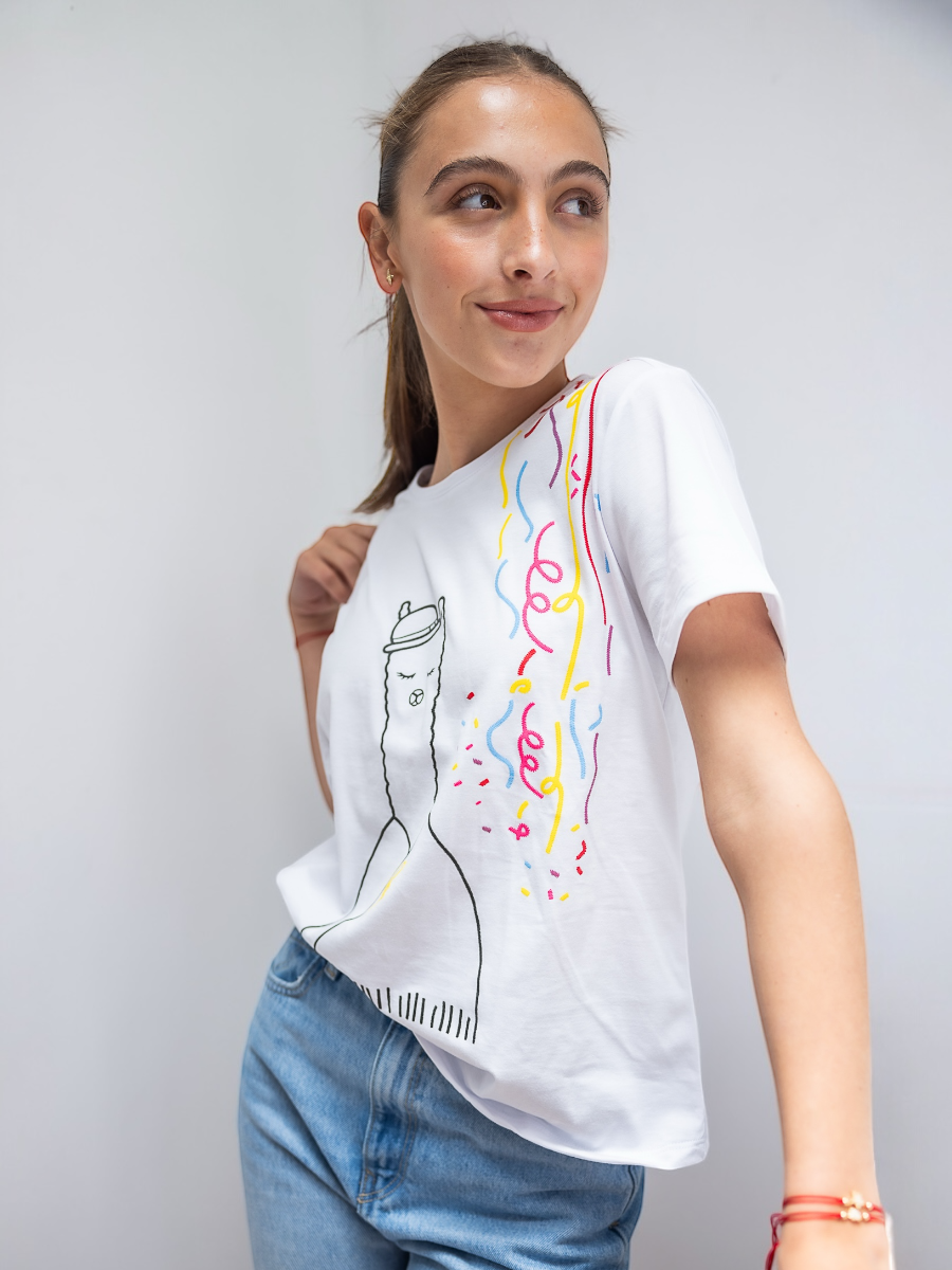 Alpaca graphic T-Shirt Carnival