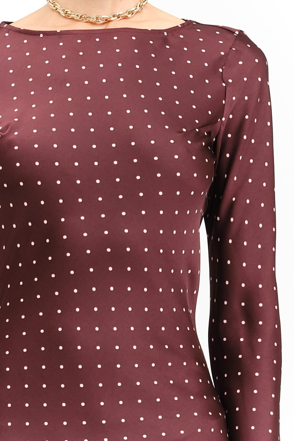 Adele Polka-Dot Gown