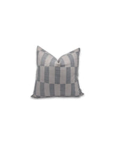 Natural Hand Made Block-carved Design Printed Pure Linen Pillow Cover - Zig Zag