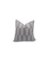 Natural Hand Made Block-carved Design Printed Pure Linen Pillow Cover - Zig Zag
