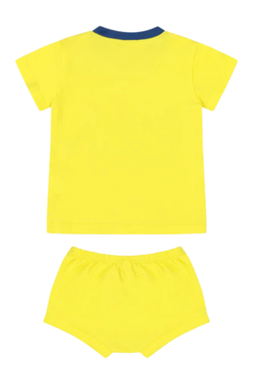 Mixed Up Clothing Suave Baby Tee and Bloomer Shorts Set - Take Flight