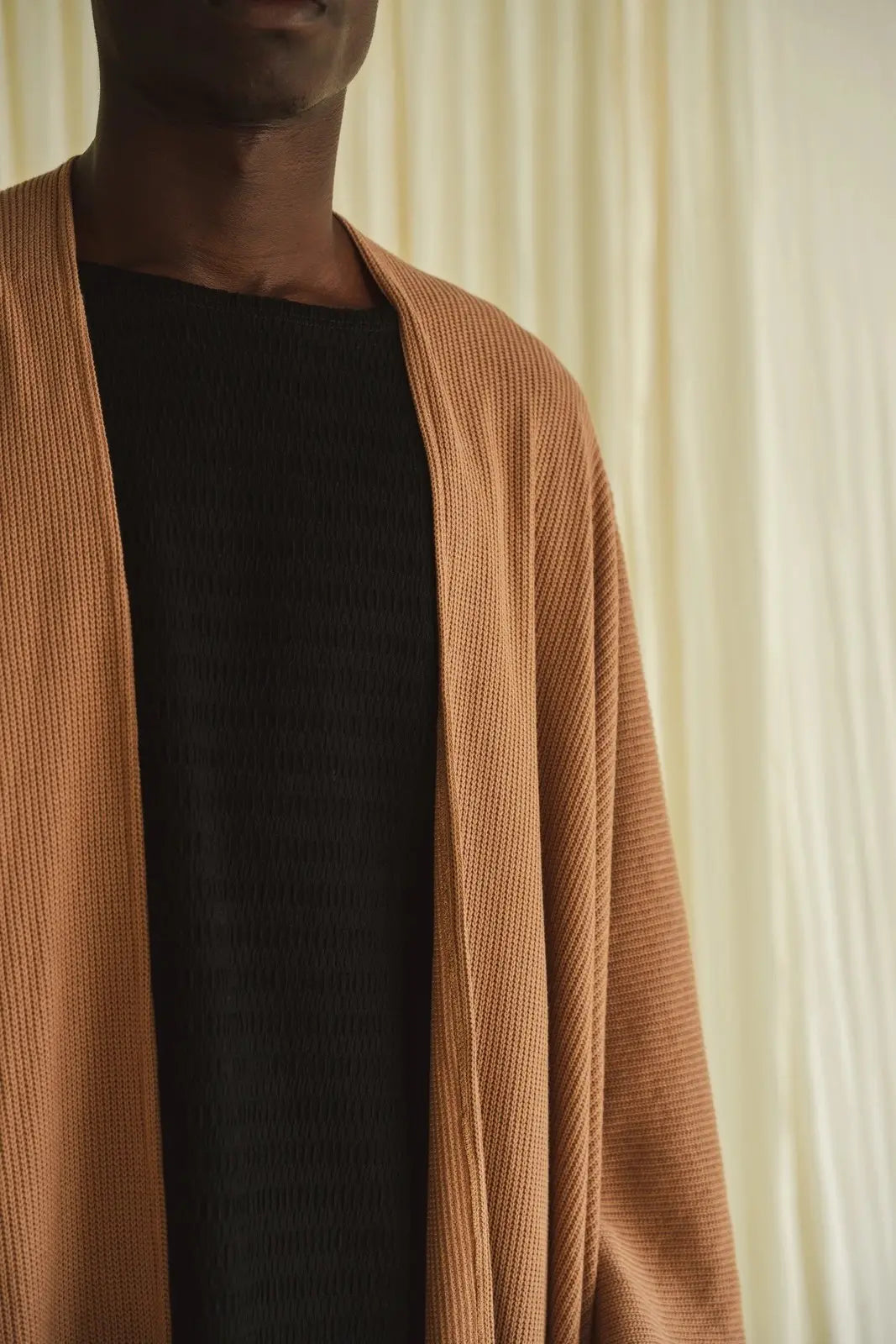 Nest Throw Poncho Unisex Camel