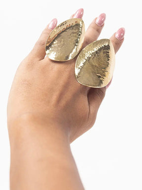 Tumi Brass Statement Ring