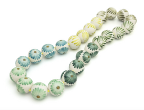CARMEN Artisan Ceramic Maxi Sphere Necklace