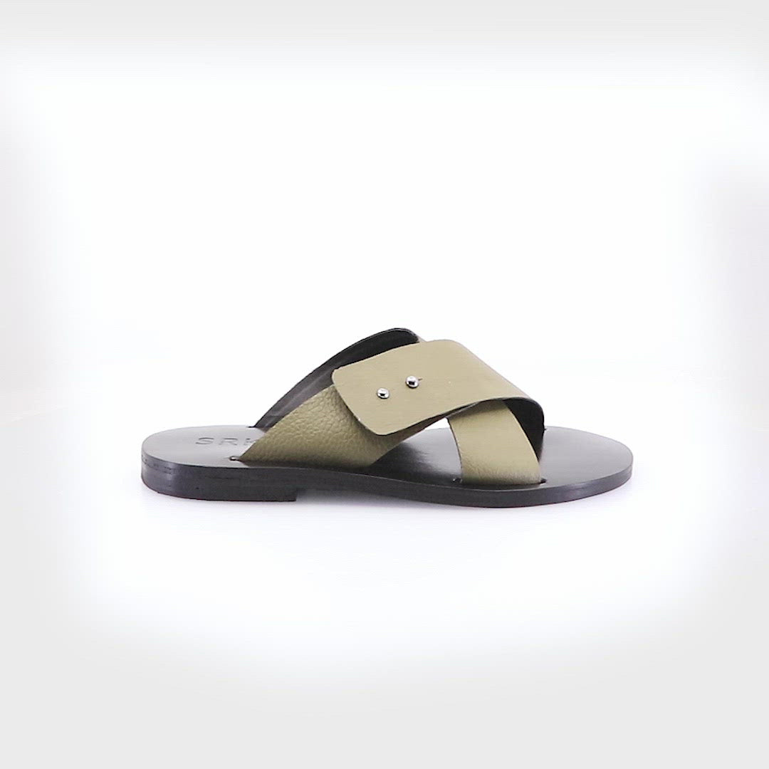 Chic Eco-Friendly Green Flats Blondie