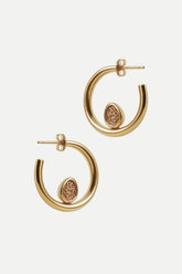 Knot Hoop Earrings