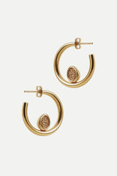 Knot Hoop Earrings