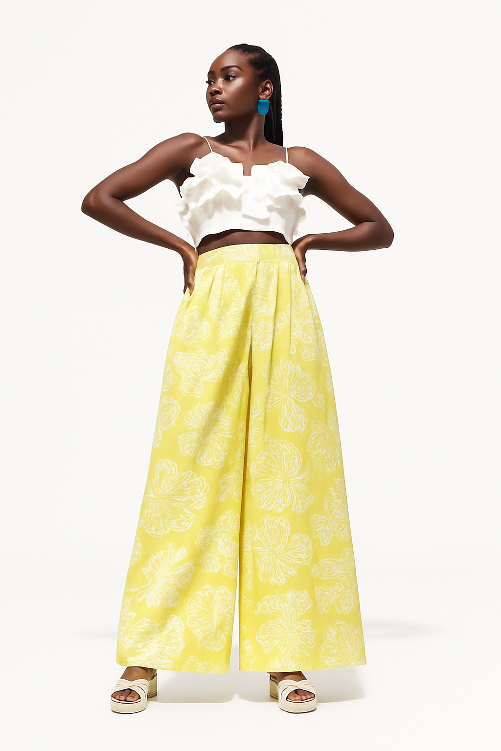 Tropical Breeze Palazzo Pants