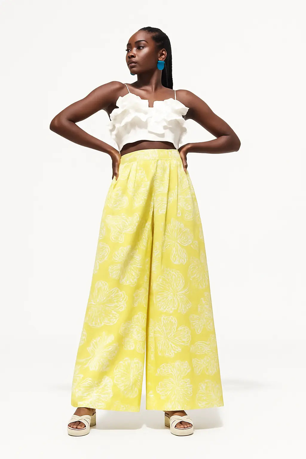 Tropical Breeze Palazzo Pants