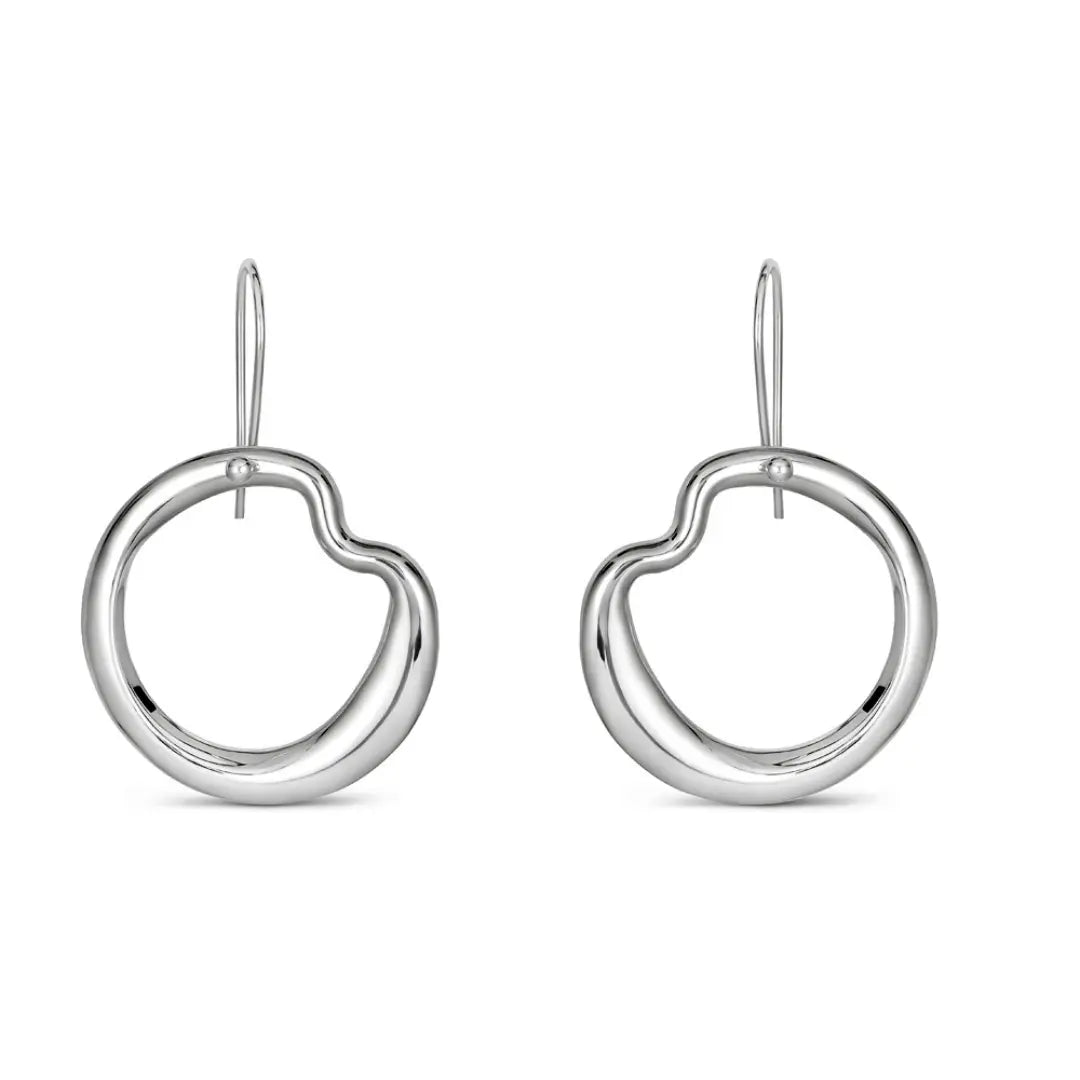 Tufa Drop Earrings - Silver