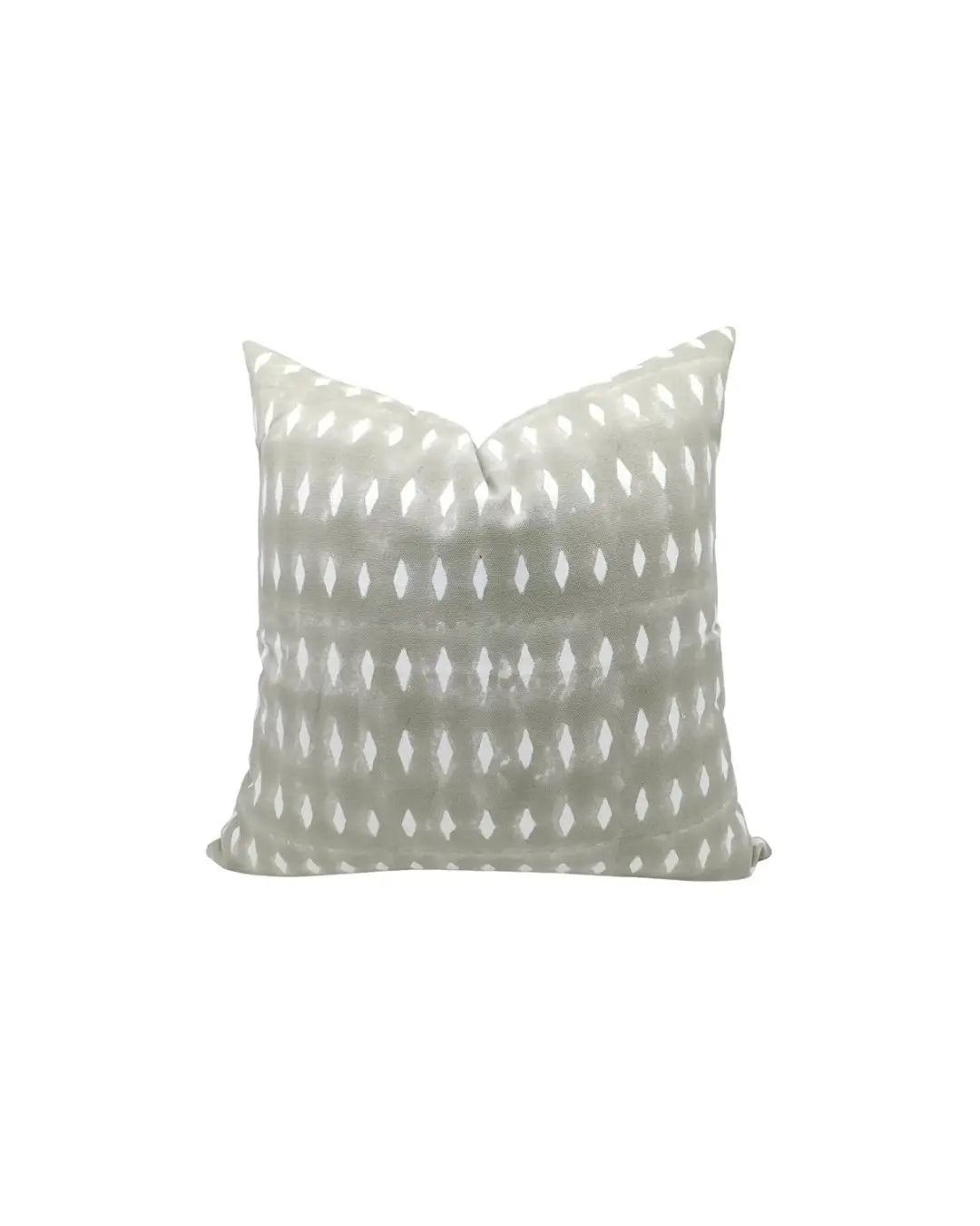 Boho Décor Design handmade block print Thick Cotton White Pillow Cover -Omji