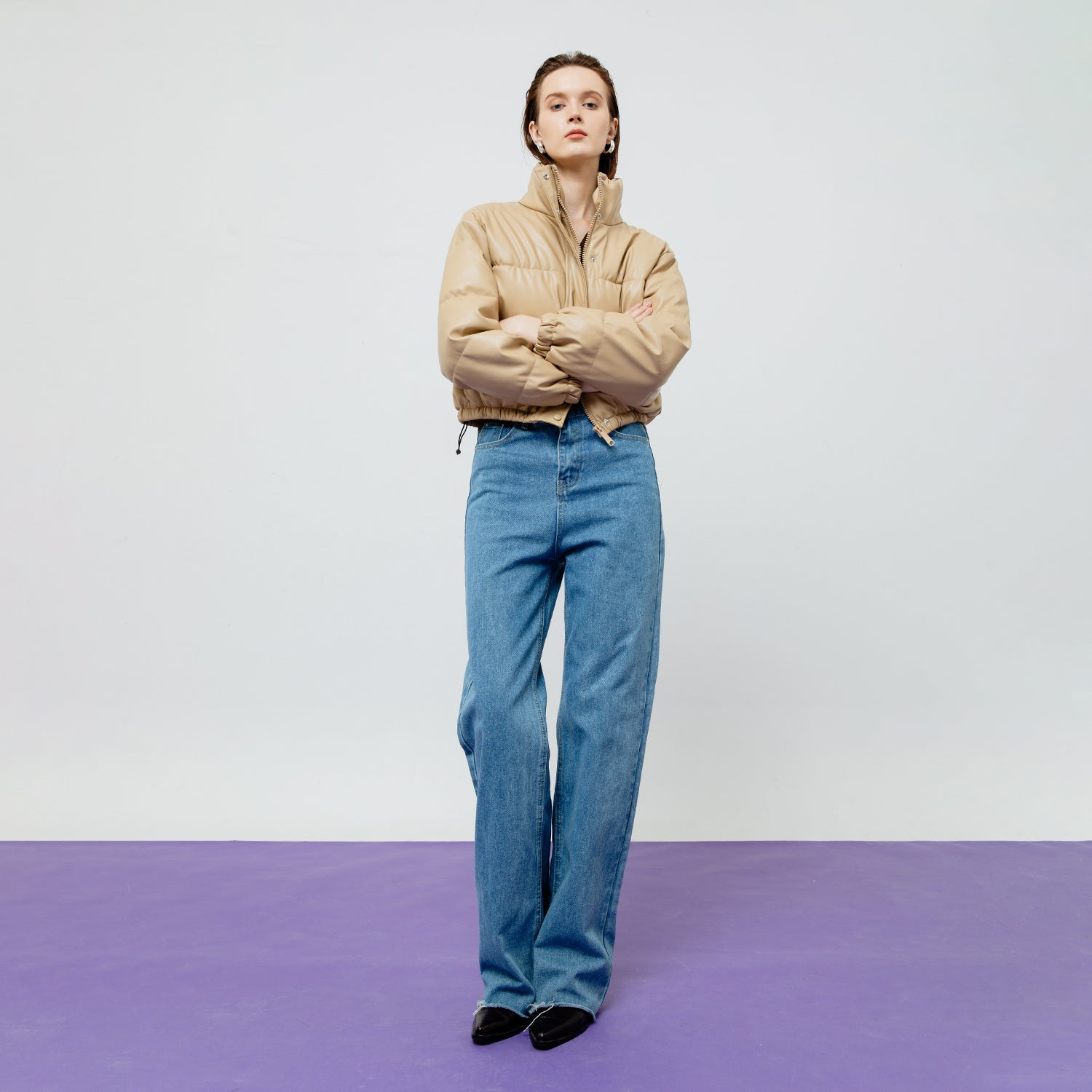 Lyra Quilted Leather Jacket