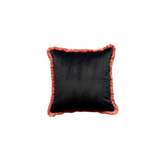 Black Velvet Throw Pillow
