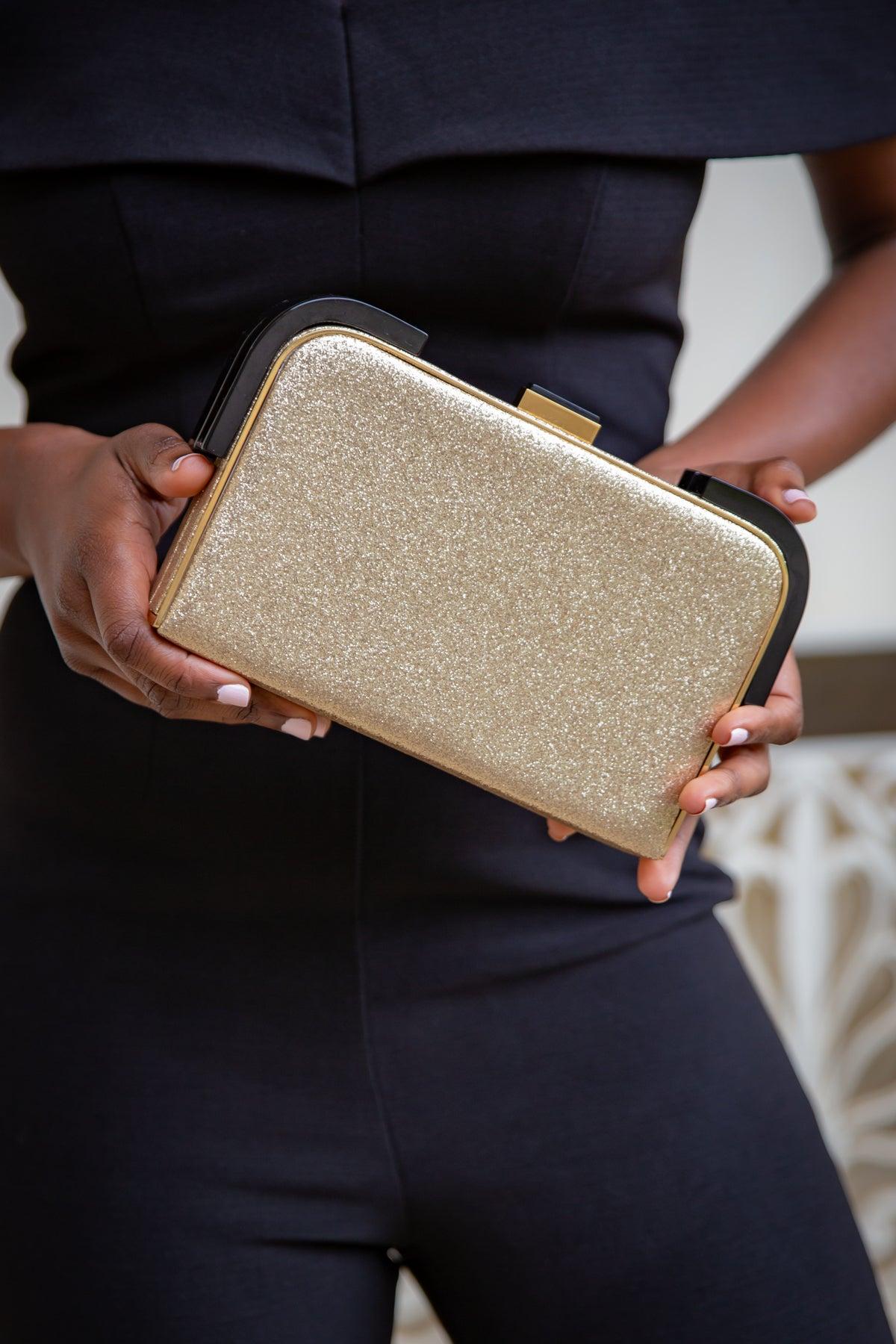 Liz Glitter Clutch