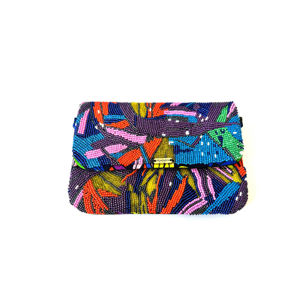 Strelitzia | Embellished Luxury Clutch Bag