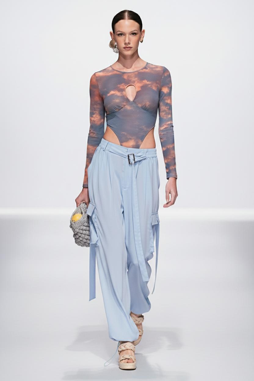 Ocean Breeze Chiffon Pant - Chuks Collins - Amber Dancing Collection
