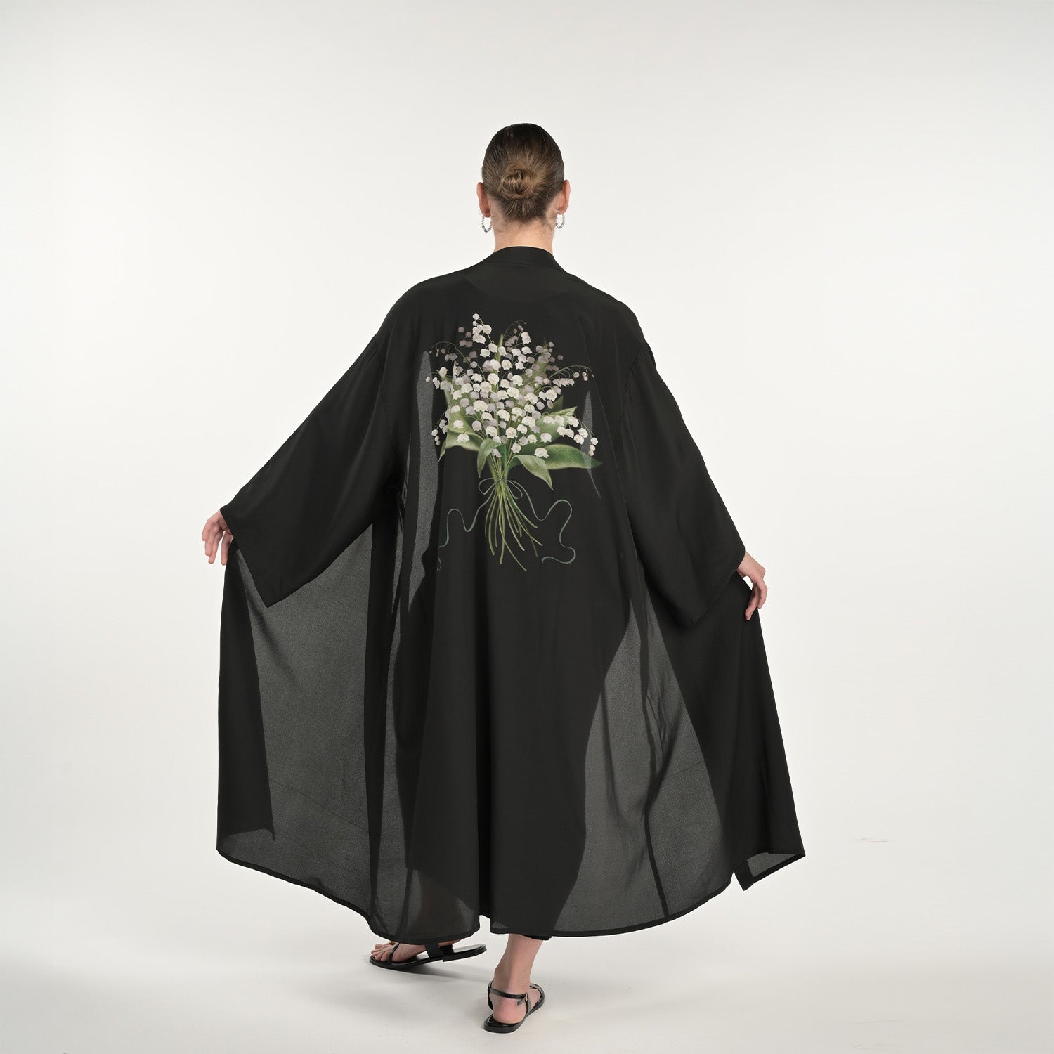 Lily Of The Valley Silk Robe