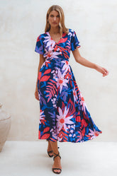 Samara Convertible Midi Dress - Tahiti