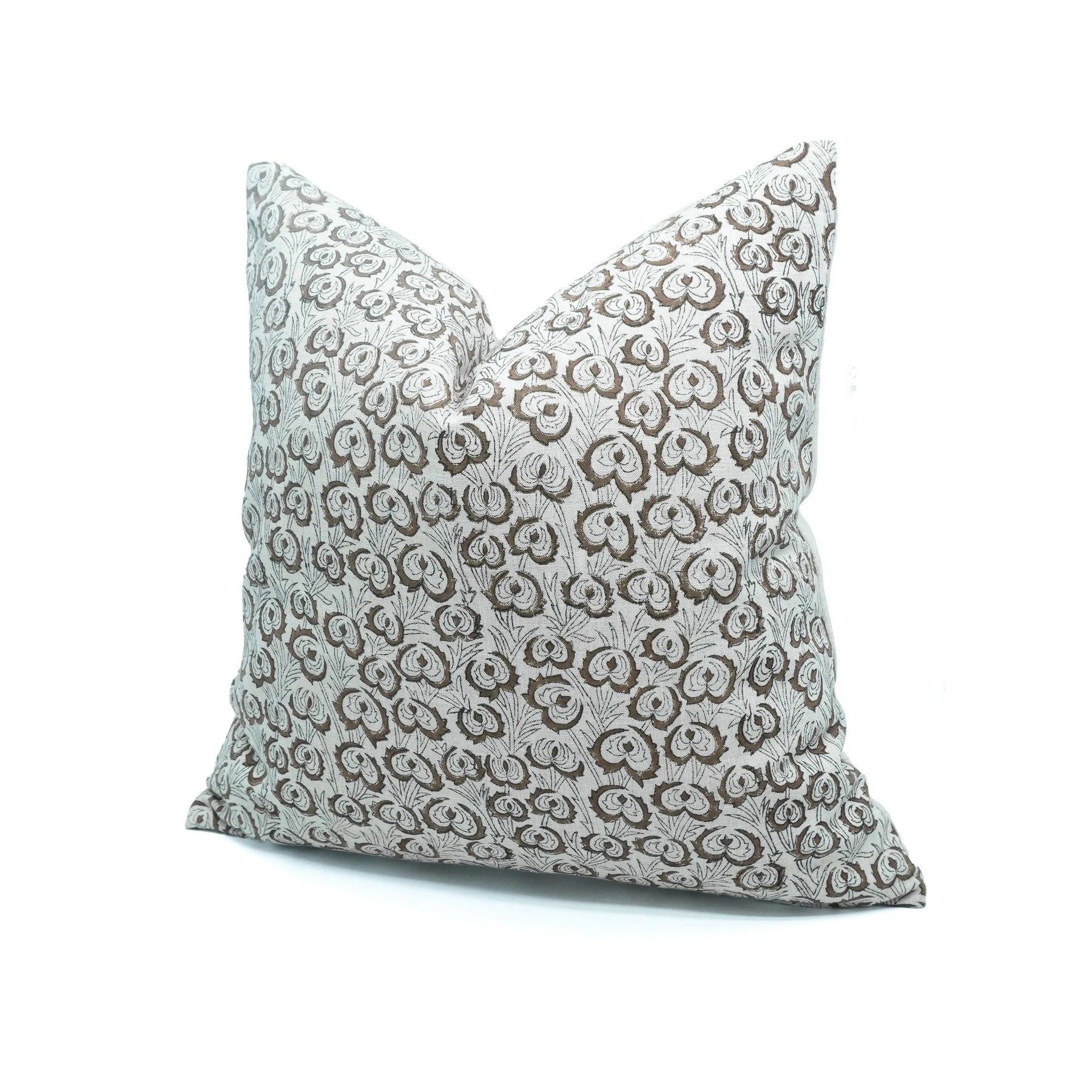 Heart Vine Decorative Viscose Linen Throw Pillow Cover