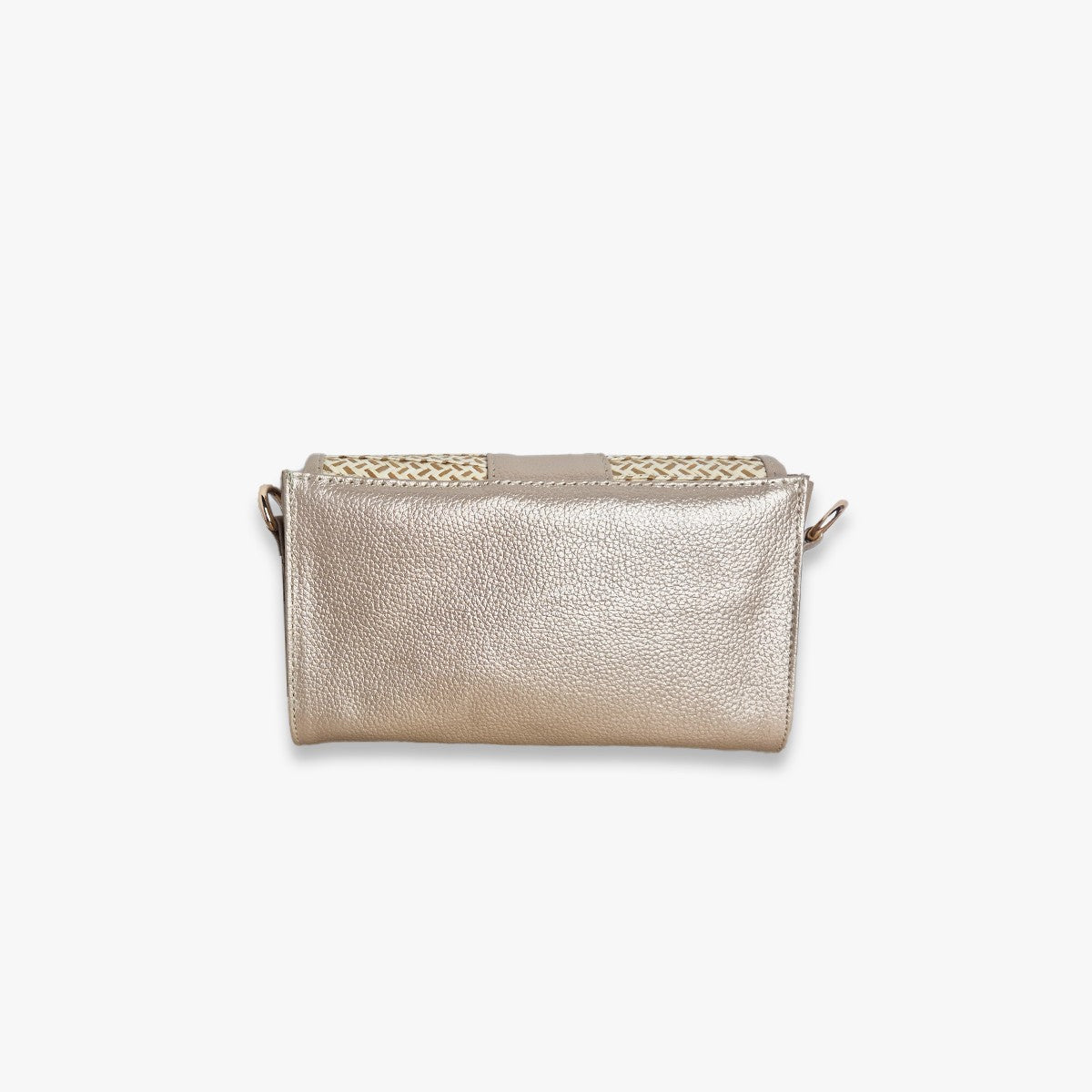 Gold Clutch leather Zen Bag