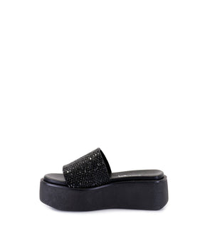 Chic Black Platform Sandals Nohe