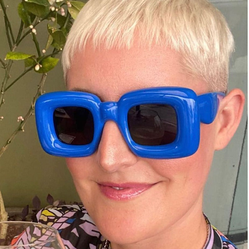 New Inflatable Sunglasses Funny Square Street Sunglasses