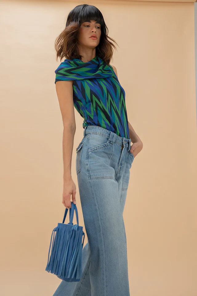 Colors Linate Blue Top