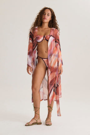 Kimono  Print rosa