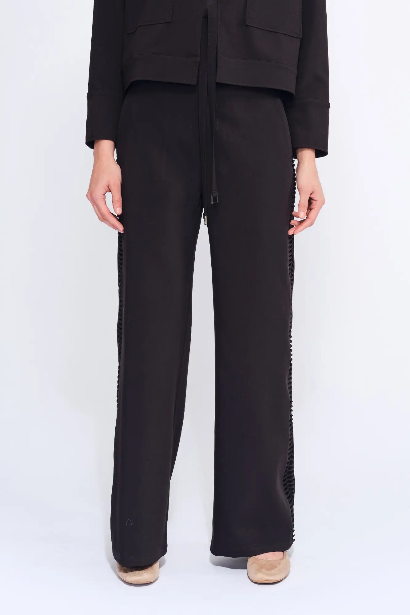 Parker Straight-Leg Trouser | Black