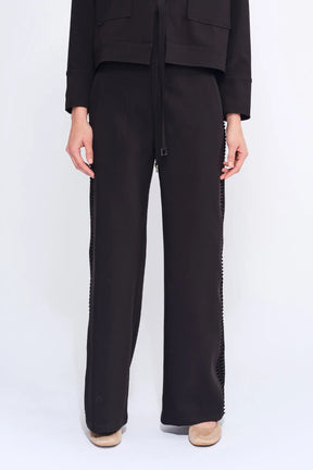 Parker Straight-Leg Trouser | Black