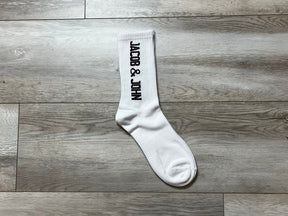 White Logo Socks