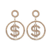 Dollar Symbol Earrings