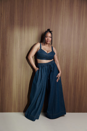 Denim Pinstripe AMARA Pants