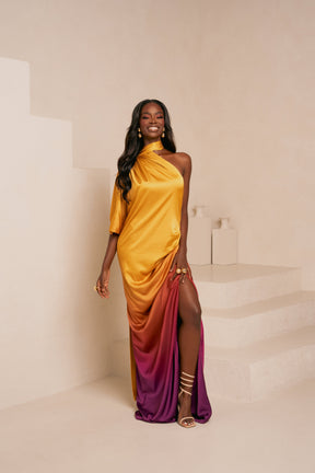 SOL DRAPE MAXI DRESS