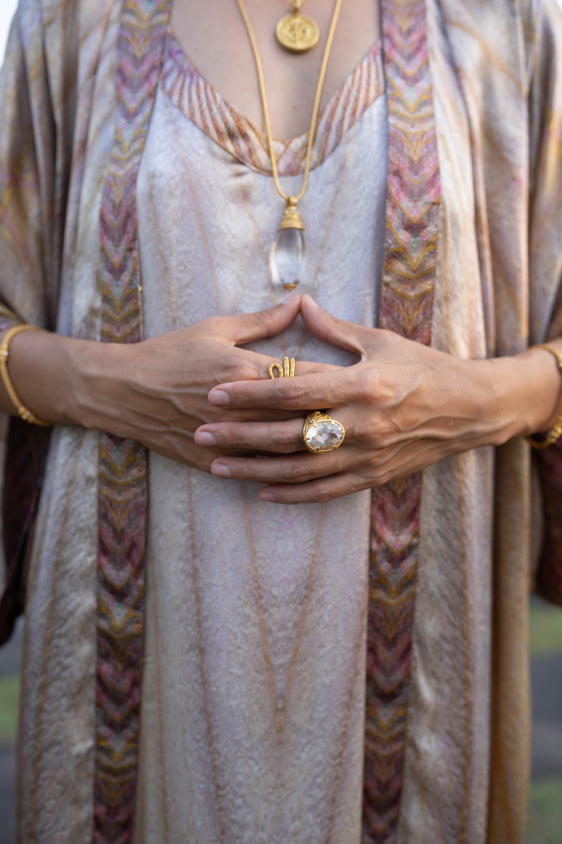 Kwan Yin - Luxury Silk Robe