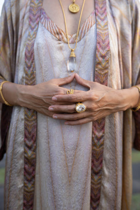 Kwan Yin - Luxury Silk Robe