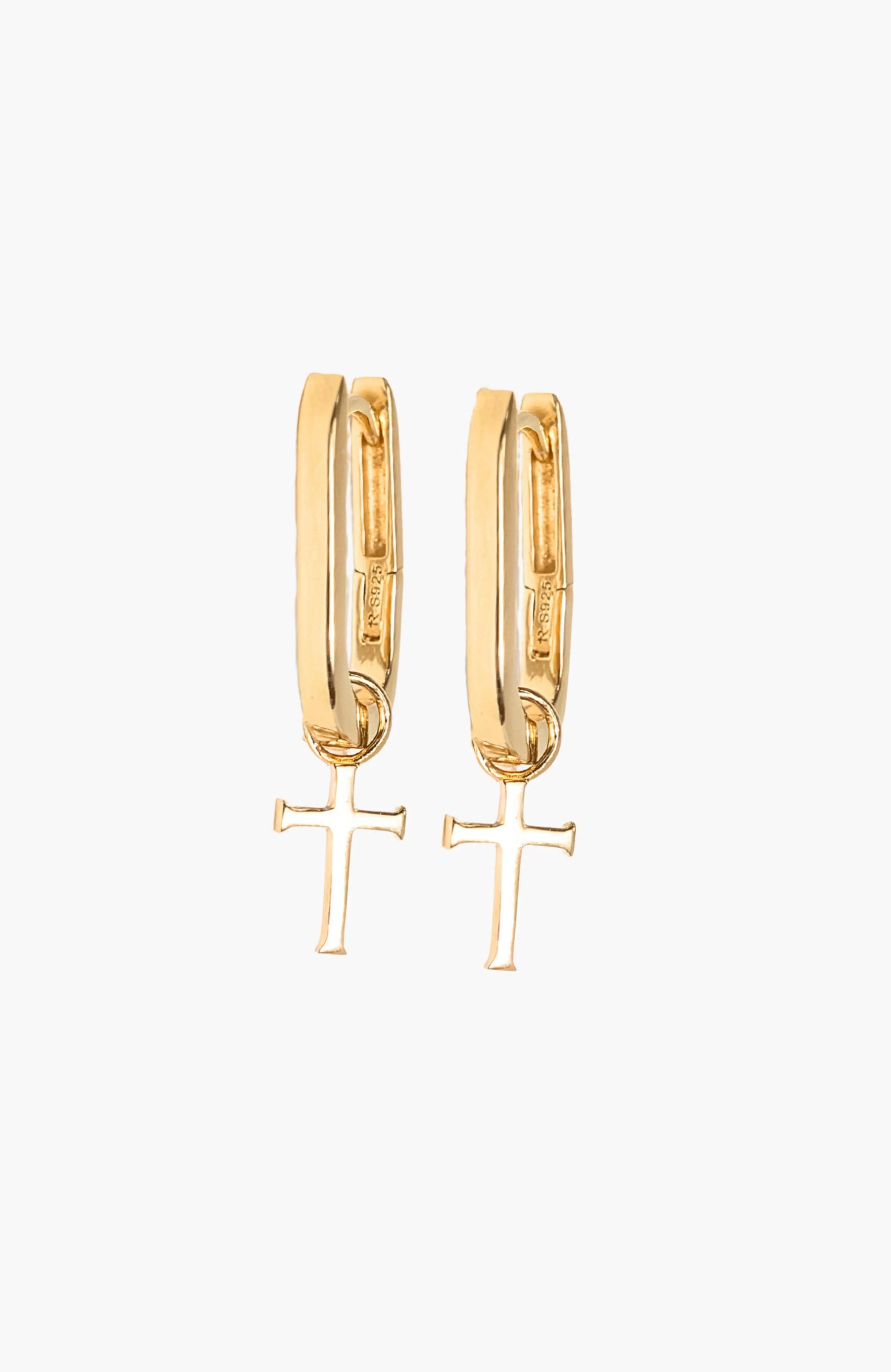 Chain Breaker U Hoop Earrings