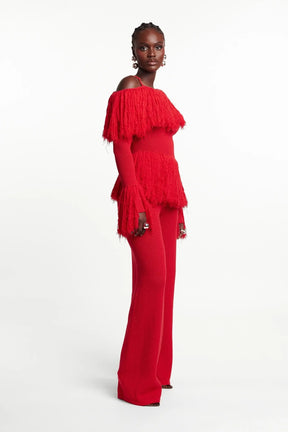 IGHO Sequin Fringe Pant Set