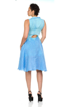 Double Collar Ombre Dress