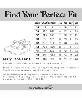 Frost Swirl Mary Jane Flat