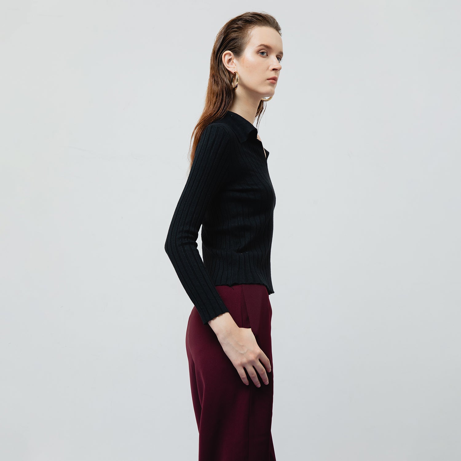 VESPER RIBBED KNIT TOP