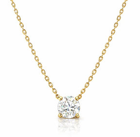 Diamond Solitaire Necklace