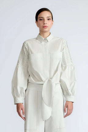 Ansley Blouse | Silver