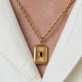 Onyx Gemstone Necklace