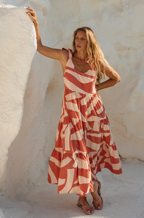 Fiesta Summer Maxi Dress - Mykonos