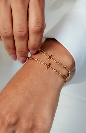 Chain Breaker Cross Bracelet